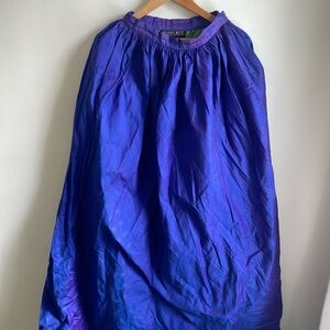 Vintage Anthony Muto Electric Blue Full A-Line Skirt